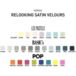 V33 Vernis Relooking Guimauve Satin Velours